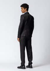 HERITAGE - BLAZER CROISÉ NOIR