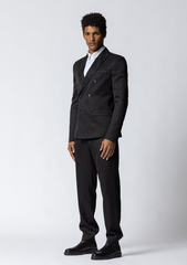 HERITAGE - BLAZER CROISÉ NOIR