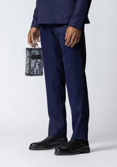 DYNASTIE - PANTALON BLEU MARINE